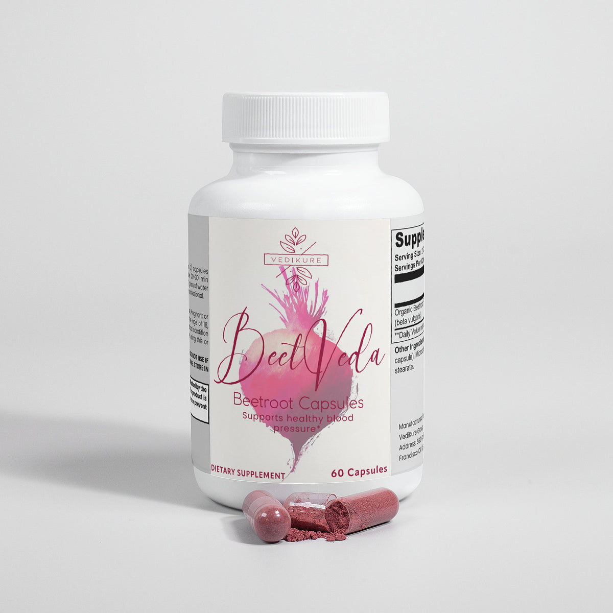 BeetVeda: Organic Beetroot Capsules