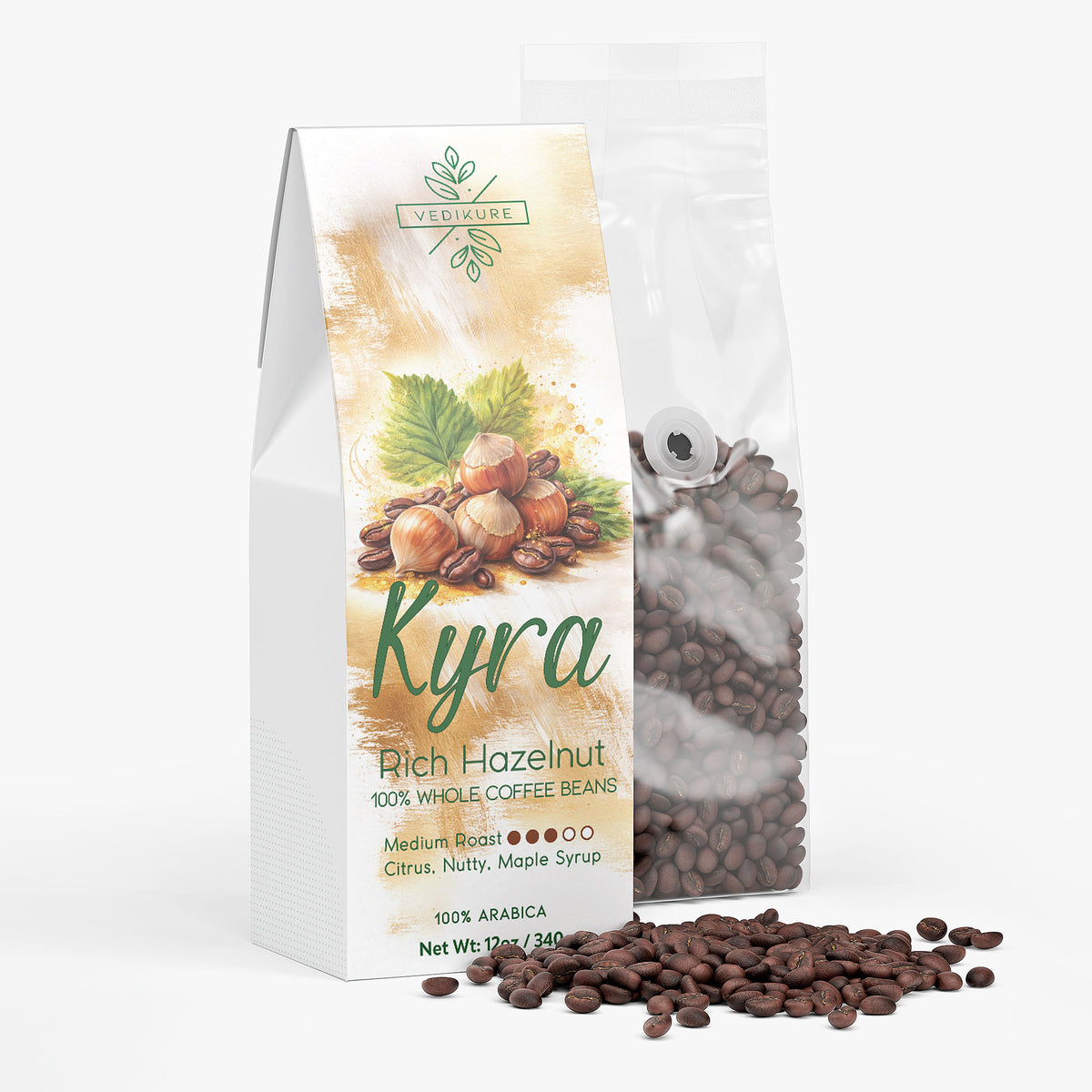 Kyra: Rich Hazelnut Coffee (Medium Roast)