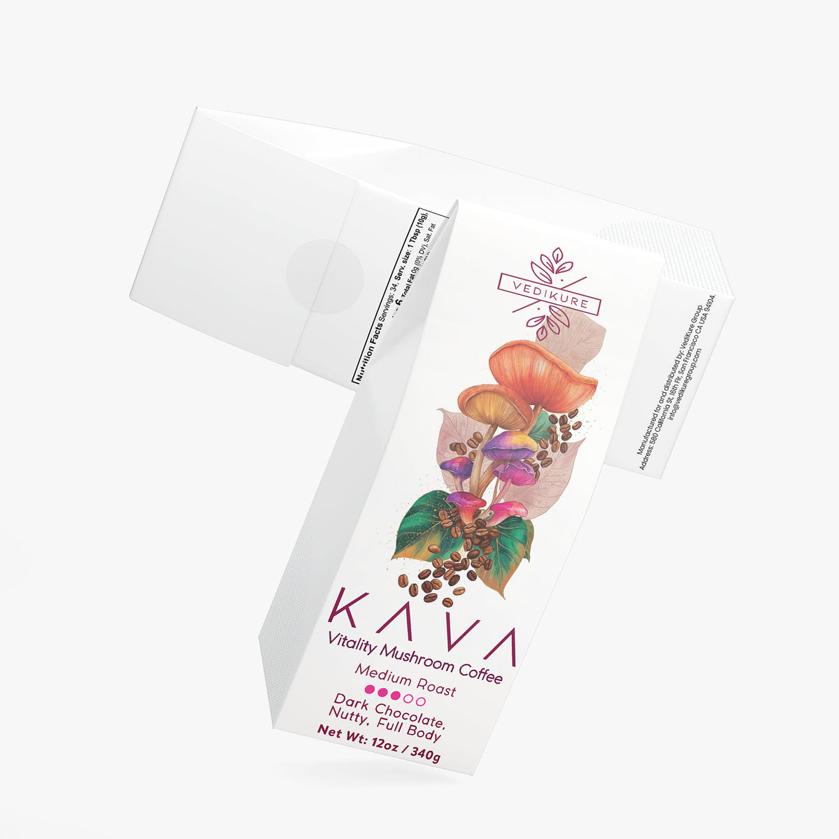 Kava: Vitality Mushroom Coffee (Medium Roast)