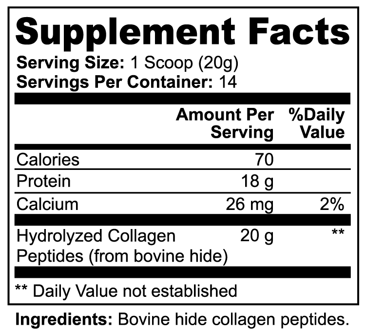 Aumka-H : Grass-Fed Hydrolyzed Collagen Peptides