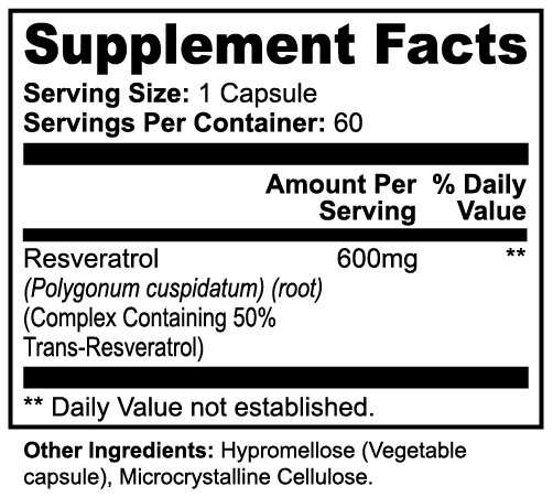 ReVome: Resveratrol 50% 600mg