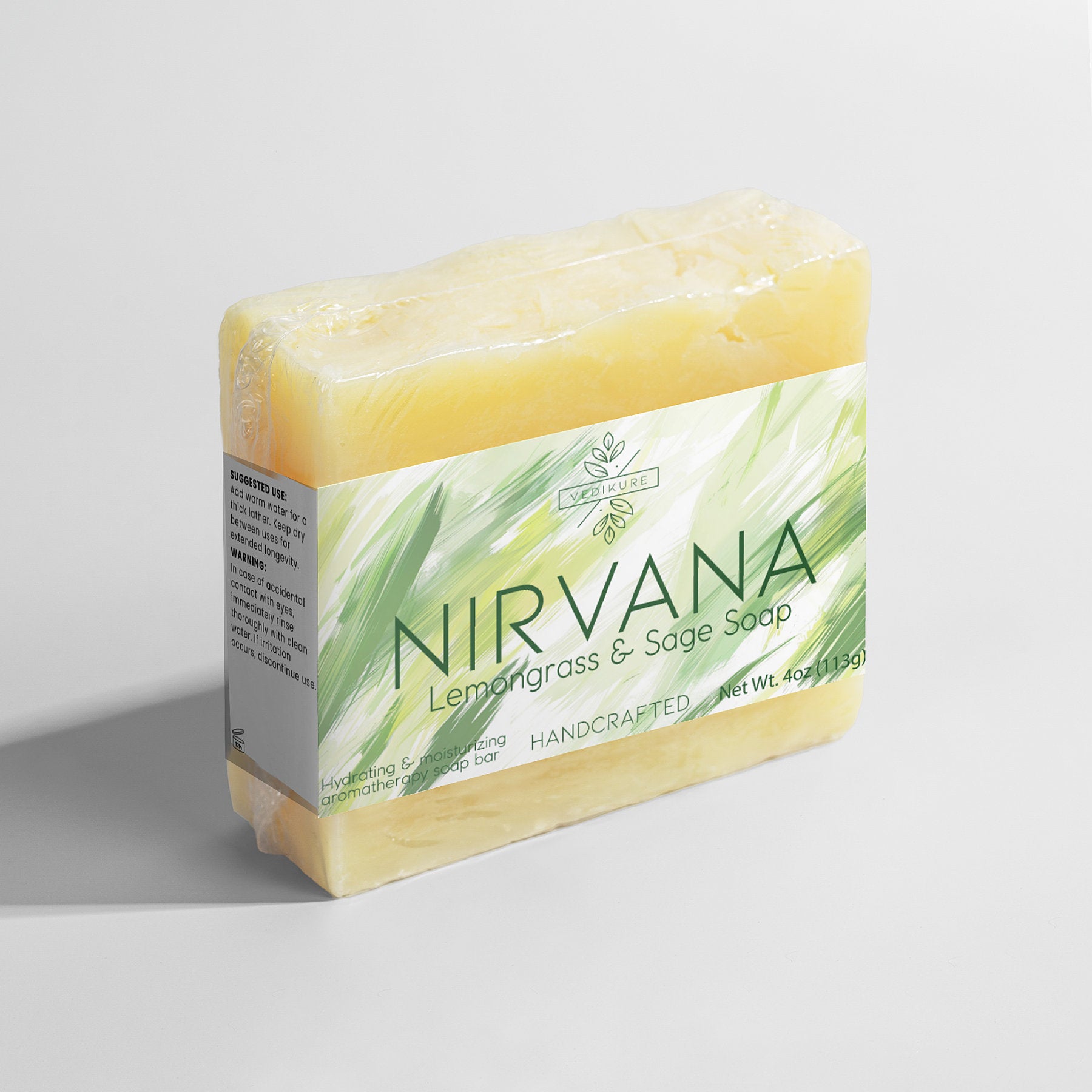NIRVANA : Premium Lemongrass & Sage Soap