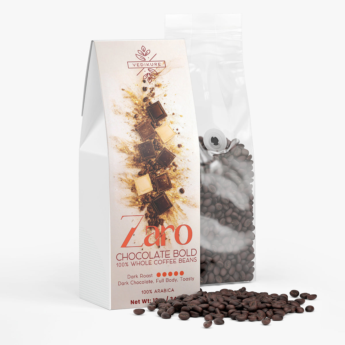 Zaro: Chocolate Bold Coffee (Dark Roast)