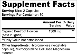 BeetVeda: Organic Beetroot Capsules