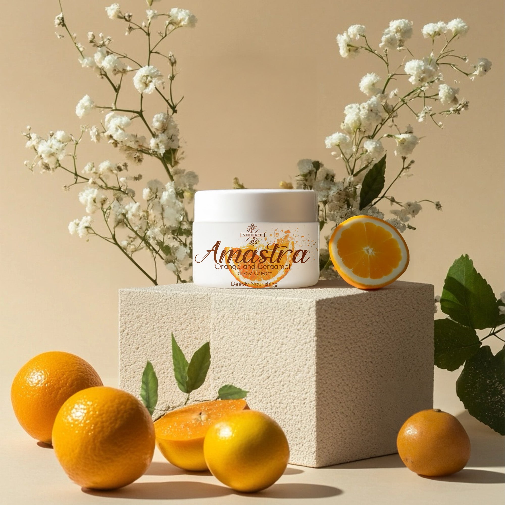 Amastra: Tallow Cream Orange & Bergamot