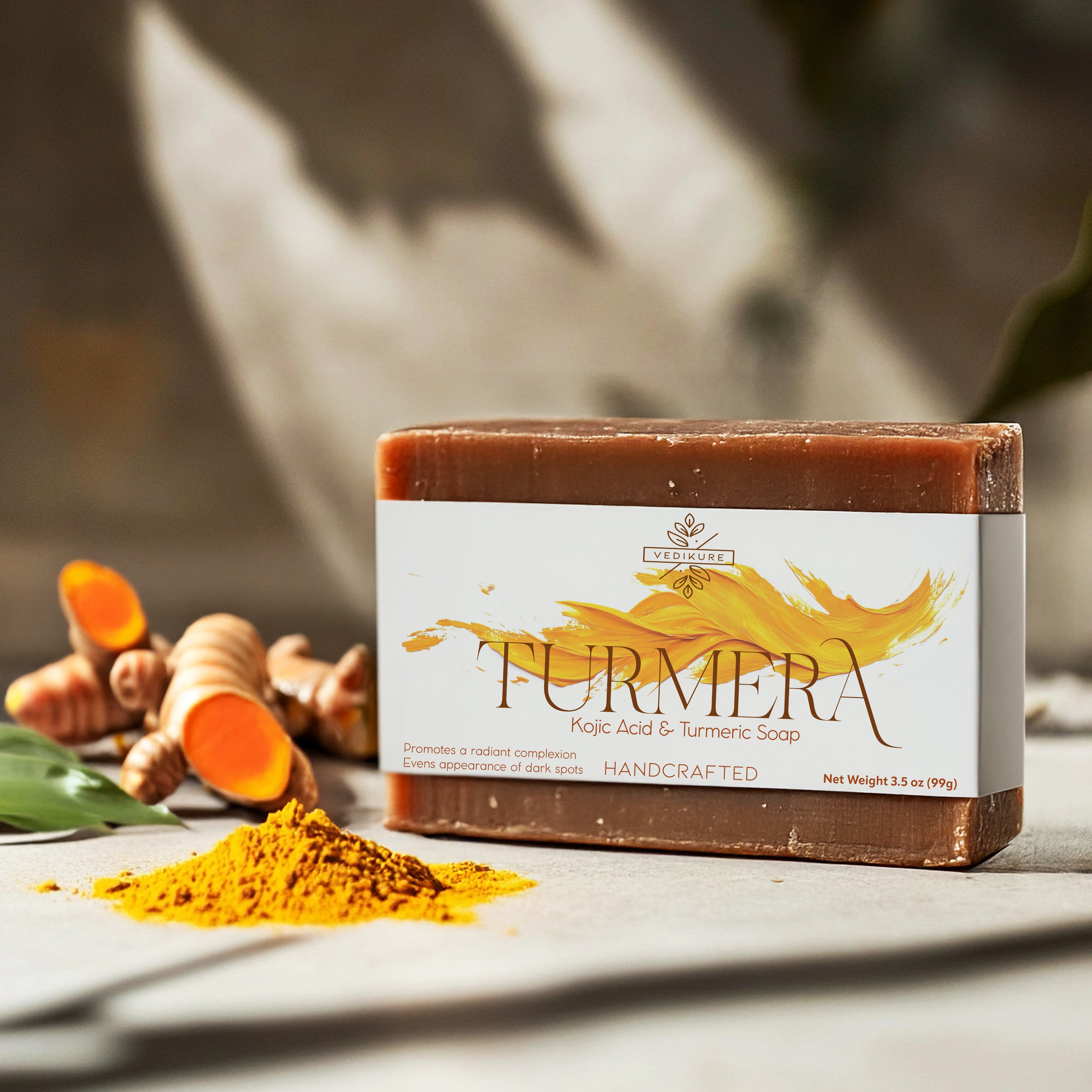 Turmera: Kojic Acid & Turmeric Soap