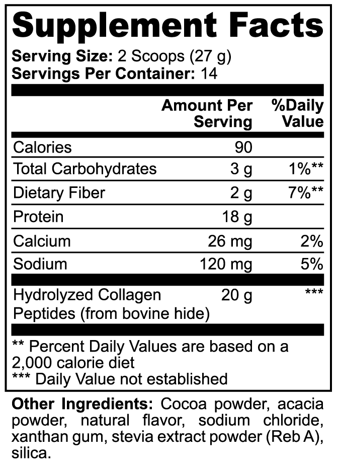 AumKa: Grass-Fed Collagen Peptides Powder (Chocolate)