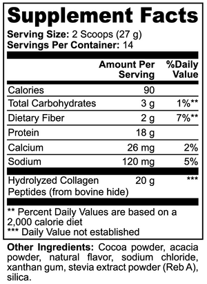 AumKa: Grass-Fed Collagen Peptides Powder (Chocolate)