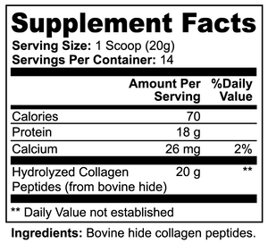 Aumka-H : Grass-Fed Hydrolyzed Collagen Peptides