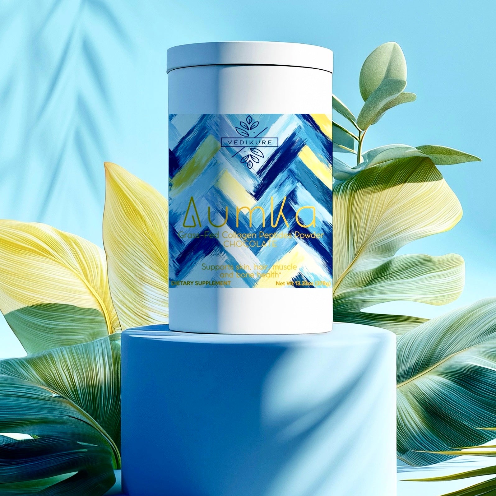 AumKa: Grass-Fed Collagen Peptides Powder (Chocolate)